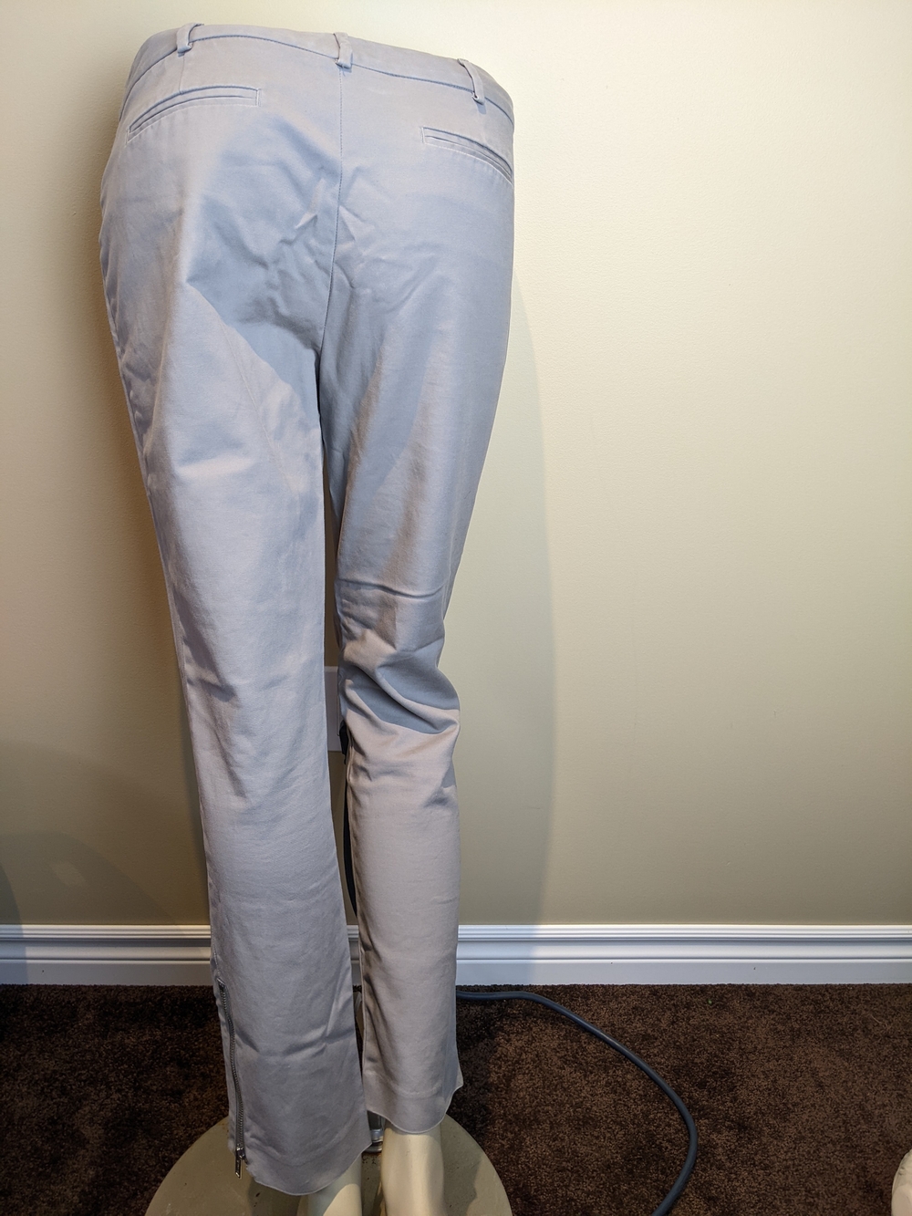 Michael Kors Light Gray Women's Dress Pants - Wesselly Ankle Fit
